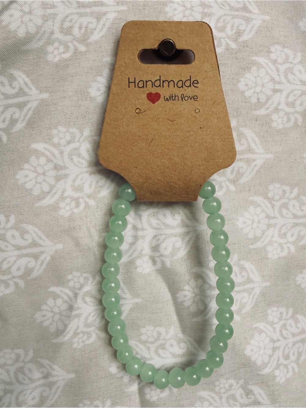 Light Green Jade Crystal Bracelet